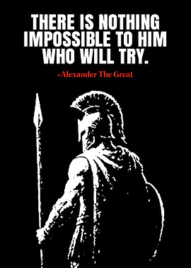 Alexander the Great Inspirational Quote