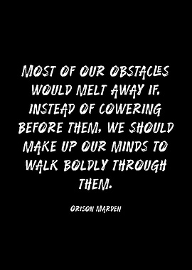 Inspirational Quote on Black Background