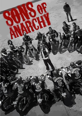 Sons of Anarchy Motorcycle Club Poster