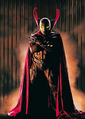 Spawn in Red Cape