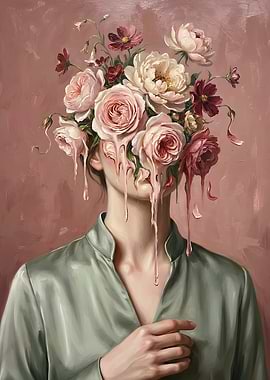 Surreal Floral Portrait
