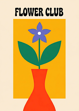 Flower Club Poster