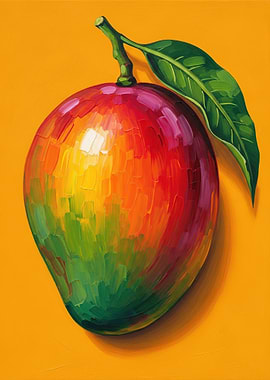 Vibrant Mango Painting