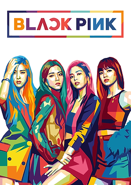 Blackpink WPAP Portrait