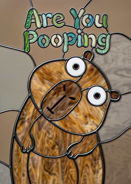 Capybara Are You Pooping