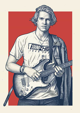 Cody Simpson Young Man with Guitar