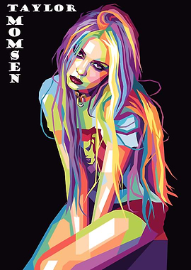 Taylor Momsen Pop Art Portrait