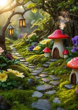 Enchanted Fairy Garden Path