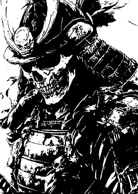 Skeleton Samurai Warrior
