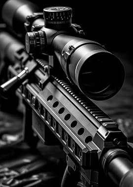 Sniper Rifle with Scope