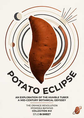 Potato Eclipse Botanical Art