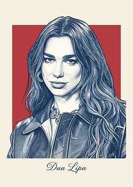 Dua Lipa Portrait