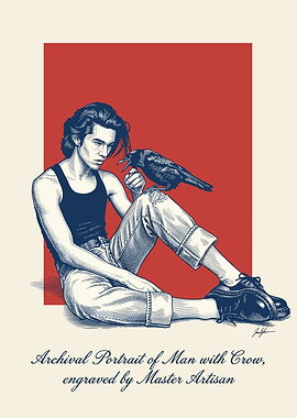 Conan Gray with Crow Engraving