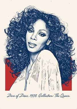Donna Summer Diva of Disco Portrait