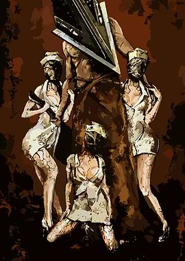 Pyramid Head and Nurses