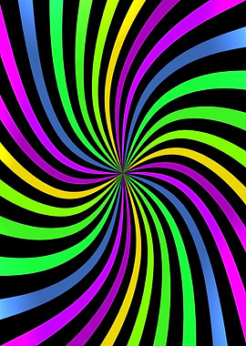 Psychedelic Swirl Pattern