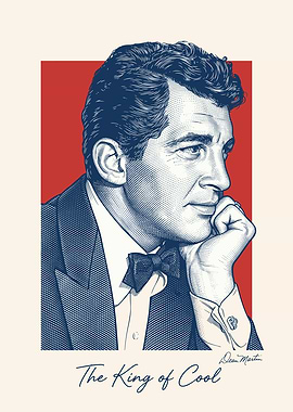 Dean Martin The King of Cool Portrait