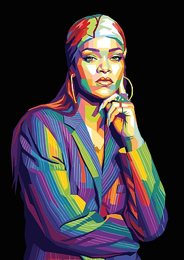 Rihanna Pop Art