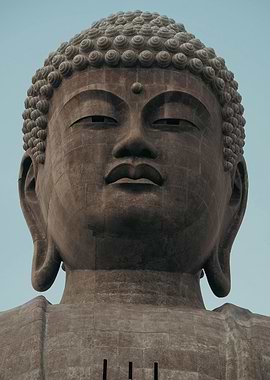 Giant Buddha Statue Close-up