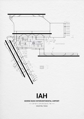 George Bush Intercontinental Airport Map