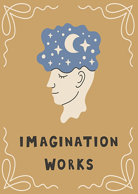 Imagination Works Mind Illustration