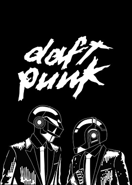 Daft Punk Helmets and Logo