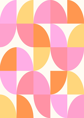 Geometric Mid-Century Modern Pattern