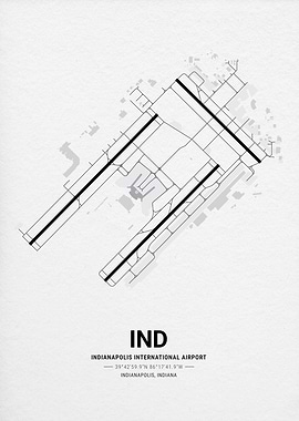 Indianapolis International Airport Map