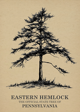 Eastern Hemlock State Tree of Pennsylvania