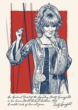 Dusty Springfield in Iconic Costume