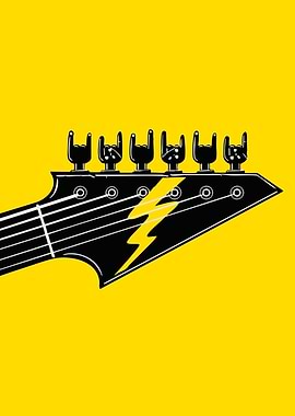 Rock and Roll Guitar Headstock