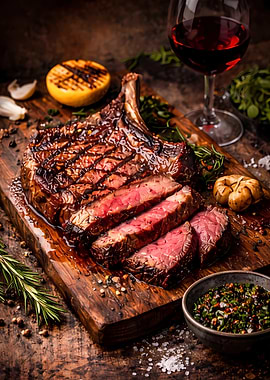 Gourmet Ribeye Steak Dinner