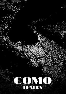 Como Italia City Map Poster