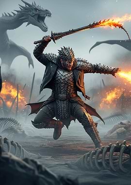 Dragon Slayer in Battle