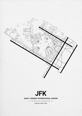 John F. Kennedy International Airport Map