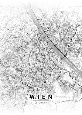 Vienna Map Poster