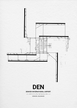 Denver International Airport Map