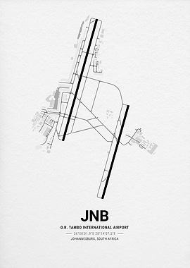 O.R. Tambo International Airport Map