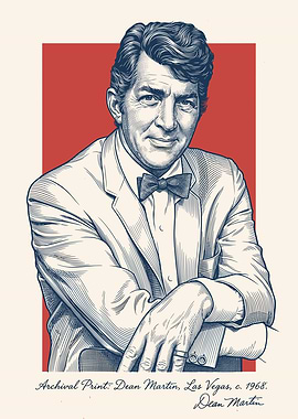 Dean Martin Archival Print