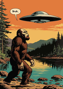 Bigfoot Encounters UFO