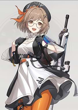 Anime Girl with Sniper Rifle