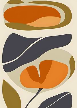 Abstract Floral Shapes