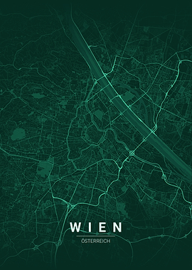 Vienna Map Poster