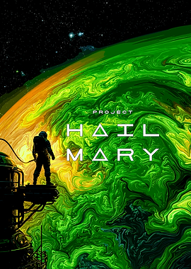 Project Hail Mary Astronaut and Planet