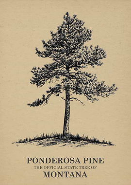 Ponderosa Pine Montana State Tree