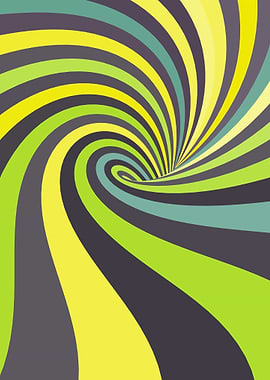 Abstract Swirl Tunnel
