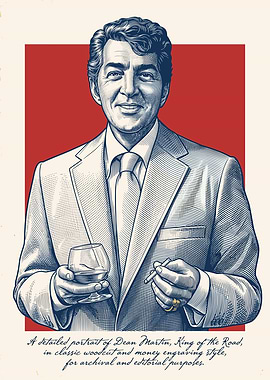 Dean Martin Portrait