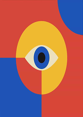 Abstract Eye Geometric Design