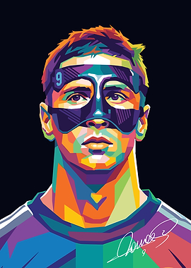 Fernando Torres WPAP Portrait