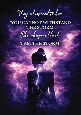 Woman as the Storm